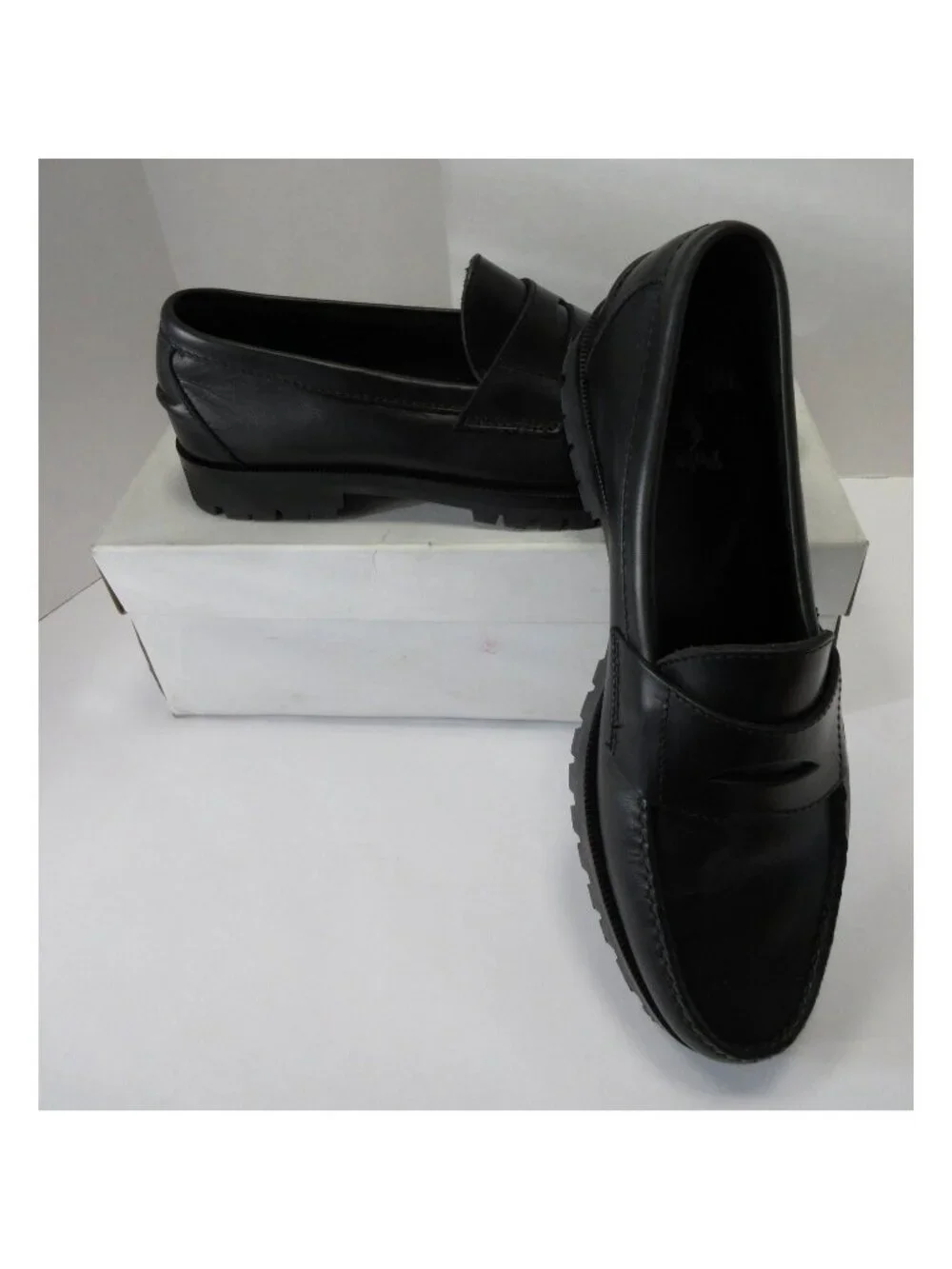 VGT Polo Ralph Lauren Shoes 10.5 D Penny Loafer Ranger Slip On Lug Y2K